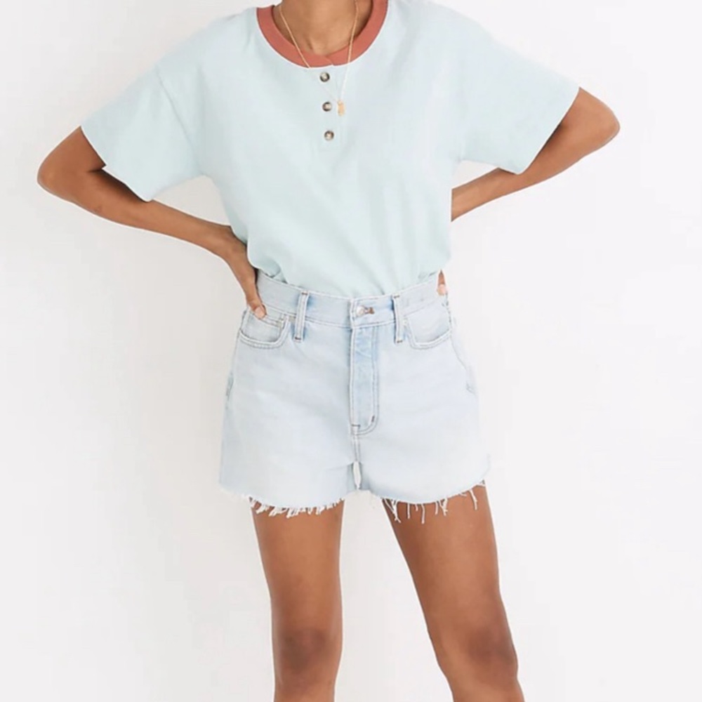 Madewell THE MOM JEAN SHORT Size 32